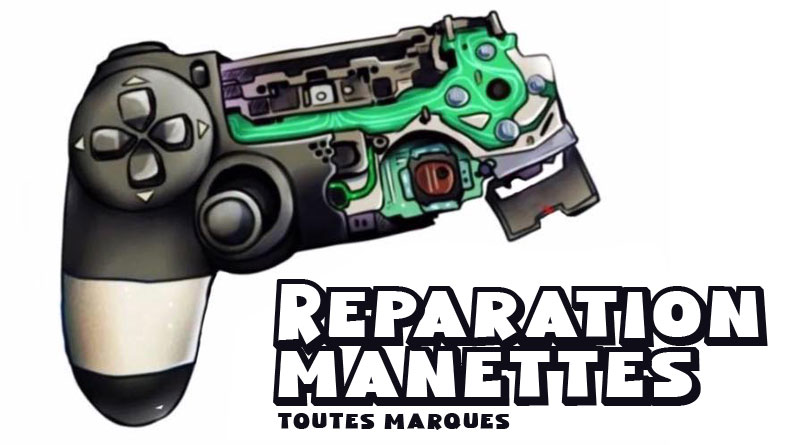 Réparation manette Xbox PS4 PS5 SwitCh