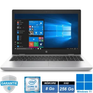 PC Portable HP Probook 650 G5 i5 8Go SSD256Go